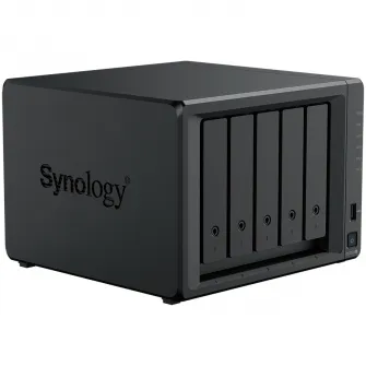 Network Attached Storage Synology DS1525+ Desktop cu procesor AMD Ryzen Dual Core, 5-Bay, DDR4 8GB pana la 32GB