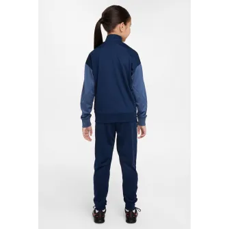 Nike, Trening cu detalii logo, pentru fotbal, Albastru ultramarin, Albastru prafuit, 122-128 CM
