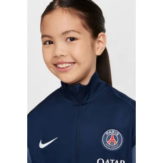 Nike, Trening cu detalii logo, pentru fotbal, Albastru ultramarin, Albastru prafuit, 128-137 CM