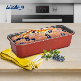 Tava chec/cozonac Cooking by Heinner Anca, acoperire ceramica, 31 x 13 x 8 cm