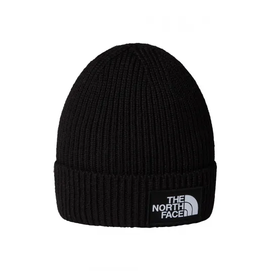 The North Face, Caciula elastica cu aplicatie logo, Granite, 53-60 CM