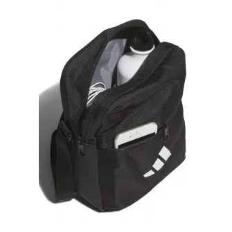 adidas Performance, Geanta crossbody din material textil, Negru