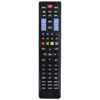 Telecomanda, Superior, Pentru televizoare Samsung/LG, 2 x AAA, Negru