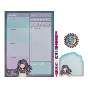 Planner Gorjuss Little Storm Cloud 52 file pix cu mecanism cul scrierii negru