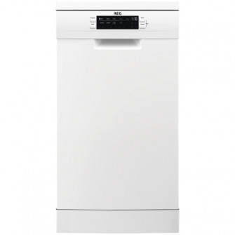 Masina de spalat vase AEG FFB62427ZW, 9 seturi, 9 programe, Motor Inverter, Clasa E, AirDry, Pro Clean, Afisaj digital, Alb