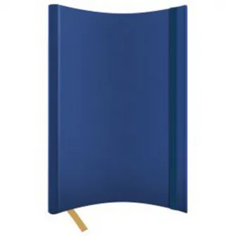 Agenda Castelli, Notes Nedatat A5 Coperta Flexibila, Banda Elastic Bleumarin, Interior Ivory Dictando, Buzunar Interior, Semn Carte, Bleumarin