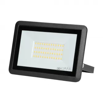 Proiector LED Adviti Faro AD-NL-6255BL4, 50W, LED SMD, 4000 lm, IP65, 4000K, Aluminiu, Negru
