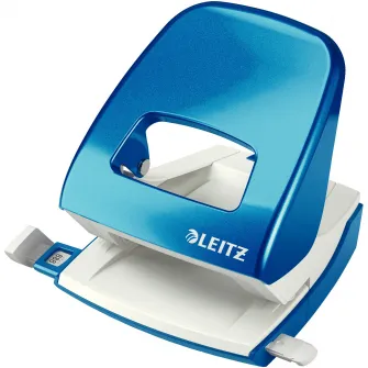 Perforator metalic Leitz WOW 5008 NeXXt Series, 30 coli, albastru