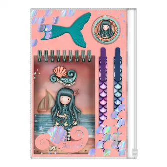 Set Gorjuss Washed Ashore notes radiera pix creion mecanic banda adeziva glitter