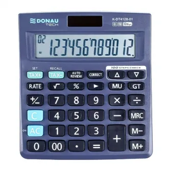 Calculator Donau TECH 12 digiti display dimensiuni 140x122x30mm