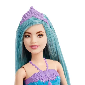 Papusa Barbie Dreamtopia - Printesa cu par albastru