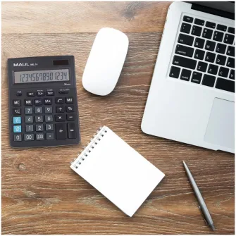 Calculator de birou MAUL MXL14, 14 digits - negru