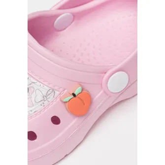 Crocs, Talisman cu design piersica, Roz somon, Verde menta