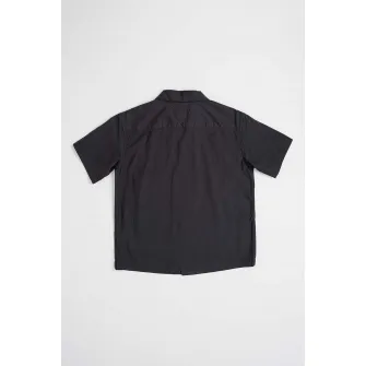 GAP, Camasa cu maneci scurte si buzunare pe piept, Negru stins, 120 CM