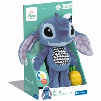 Jucarie de plus Baby Clementoni, Disney Stitch