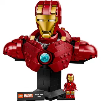LEGO® Marvel - Bust Iron Man MK4 76327, 436 piese
