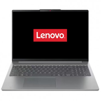 Laptop Lenovo IdeaPad Slim 5 16AKP10 cu procesor AMD Ryzen™ AI 5 340 pana la 4.8GHz, 16" 2.8K, OLED, 120Hz, 32GB DDR5 RAM, 1TB SSD, AMD Radeon™ 840M Graphics, No OS, Luna Grey
