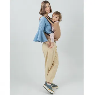 Marsupiu pentru bebelusi ISARA Quick Full Buckle V2 Macchiato