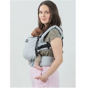 Marsupiu pentru bebelusi ISARA The ONE Pearl Grey
