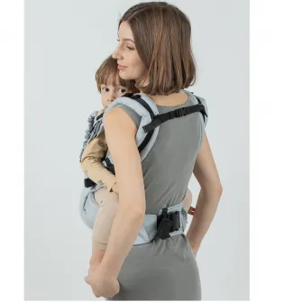 Marsupiu pentru bebelusi ISARA The ONE Pearl Grey