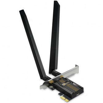 Placa de retea TP-Link Archer TBE552E, BE9300, Tri-Band, Wi-Fi 7, Bluetooth 5.4