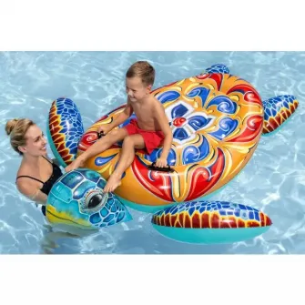 Saltea gonflabila Bestway - Ride-on, Mediterranean Turtle, 183 x 173 cm