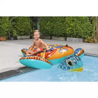 Saltea gonflabila Bestway - Ride-on, Mediterranean Turtle, 183 x 173 cm