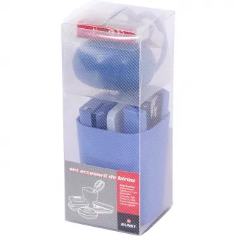 Set birou Kunst (pahar,foarfeca 17 cm, capsator 10#,perforator, 2 cutii capse 10#, suport magnetic pentru agrafe)