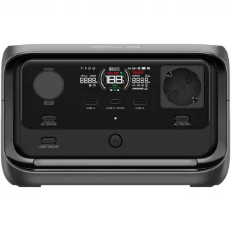 Statie de incarcare portabila EcoFlow River 3 Plus 286 Wh LiFePO4 360W WiFi Bluetooth
