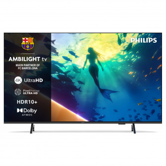 Televizor Philips AMBILIGHT tv LED 43PUS8010, 108 cm, Smart TV, 4K Ultra HD, Clasa E (Model 2025)