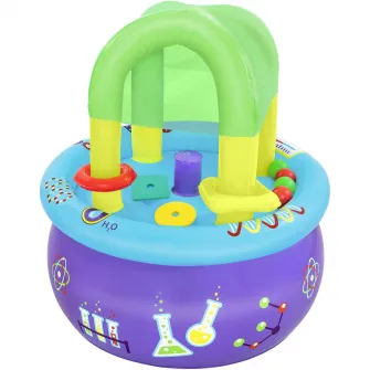Masuta de joaca gonflabila Bestway - Lil' LearnLab, 76 x 76 x 88 cm