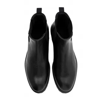 Rylko, Ghete Chelsea de piele Jose, Negru, 44