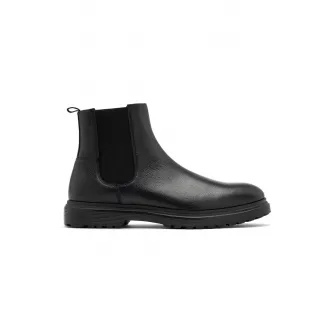 Rylko, Ghete Chelsea de piele Jose, Negru, 44