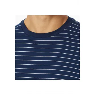 Schiesse, Pijama de bumbac cu maneci scurte, Albastru inchis, 2XL