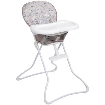Scaun de masa Graco Snack N Stow Daydream, de la 6 luni, Alb/Gri