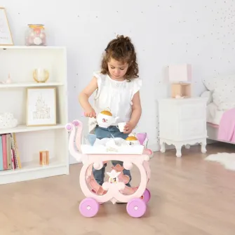 Carucior servirea ceaiului Smoby - Disney Princess, XL