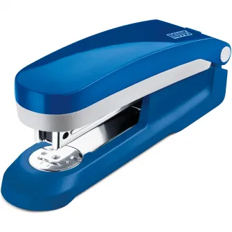 Capsator Novus E 25, 25 coli, capse 24/6, 26/6, adancime 5.3 cm, albastru