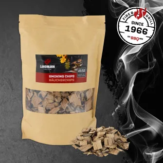 Aschii de afumare Landmann, lemn de stejar cu aroma de whisky, 500 g