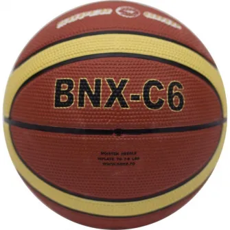 Minge baschet Nexo BNX-C6, marimea 6, maro/galben