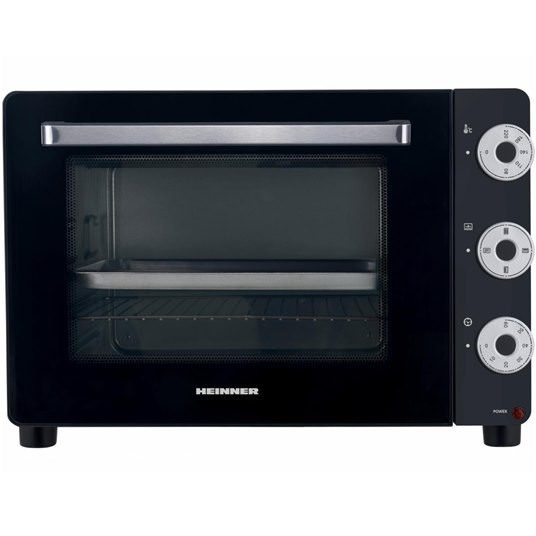 Cuptor electric Heinner HCEK28BK, 1500W, 28L, 4 functii gatire, grill