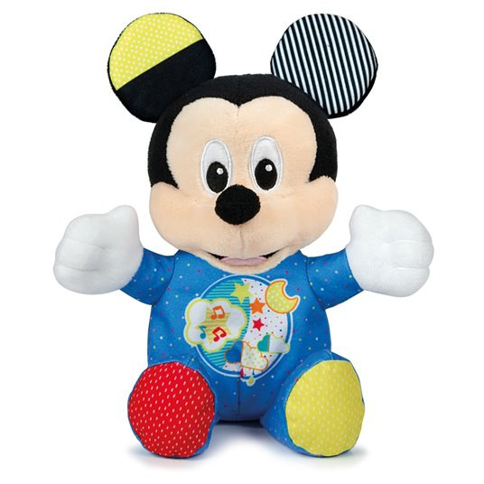 Jucarie de plus Baby Clementoni - Mickey Mouse, cu lumini si sunete