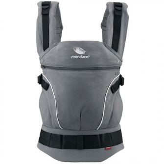 Рюкзак-кенгуру Manduca First PureCotton DarkGrey, до 20 кг, 3 положения, серый