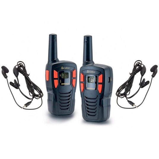 Set 2 statii PMR walkietalkie Cobra AM245, raza de actiune 5 km