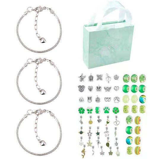 sell Make clear Innocent Set 60 bijuterii/accesorii fetite, Aliaj, Verde
