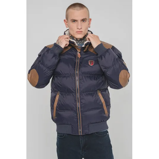 Geographical Norway, Jacheta bufanta cu model matlasat Abramovitch, Maro, Bleumarin, M