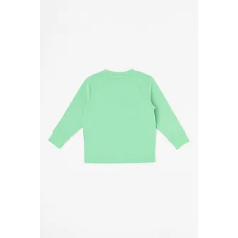 Tom Tailor, Bluza de trening cu imprimeu grafic, Verde deschis, 128-134 CM