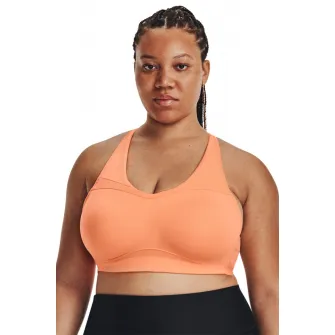 Under Armour, Bustiera pentru fitness Smartform Evolution, Portocaliu pal, L