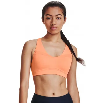 Under Armour, Bustiera pentru fitness Smartform Evolution, Portocaliu pal, L