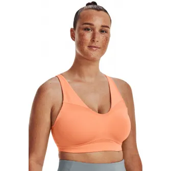 Under Armour, Bustiera pentru fitness Smartform Evolution, Portocaliu pal, L
