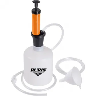 Pompa recuperare ulei Ruris 604yb021, 1.6 l capacitate, 2 furtune PVC